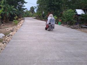 Jalan Desa Balielo Wajo Rampung Berkat Bantuan Keuangan Pemprov Sulsel Rp 5 M