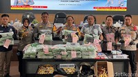 Ratusan Kg Sabu-Ribuan Liquid yang Diamankan di Lampung Jaringan Internasional