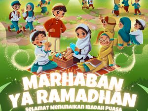 37 Poster Ramadhan Anak SD yang Lucu, Simpel, dan Keren