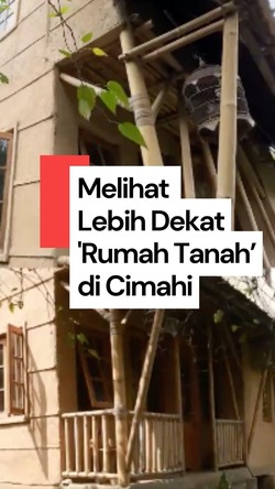  Video: Bikin Rumah dari Tanah dan Bambu, Emang Bisa?