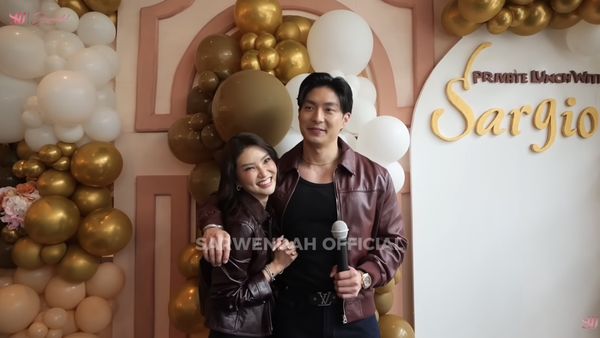 Momen Sarwendah dan Giorgio Antonio Semringah Go Public Umumkan Pacaran