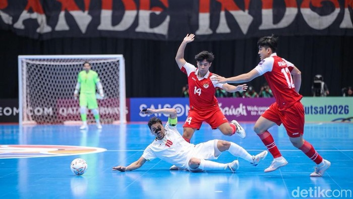 Final Piala Asia Futsal: Imbang 4-4, Indonesia Vs Iran ke Babak Tambahan