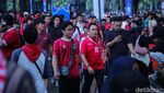 Lautan Merah di Indonesia Arena, Suporter Timnas Futsal Siap Kawal Indonesia di Final