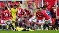 MU Vs Tottenham: Romero Kartu Merah, Setan Merah Unggul 1-0