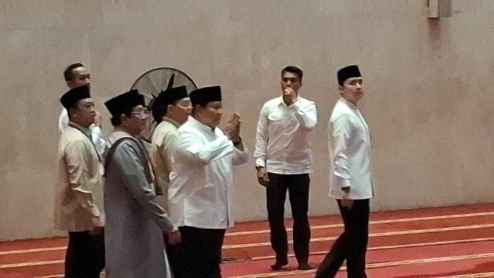 Prabowo Hadiri Pengukuhan MUI di Masjid Istiqlal