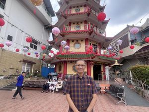 Jelang Imlek 2026, Ribuan Pelita Akan Terangi Vihara Dharmakirti Palembang