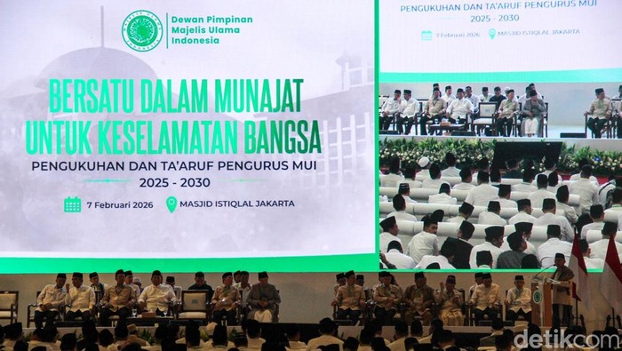 Prabowo Hadiri Pengukuhan Kepengurusan MUI 2025-2030