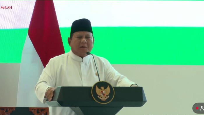Prabowo Sambut Pengukuhan Pengurus MUI di Masjid Istiqlal