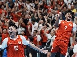 Babak Pertama Indonesia Vs Iran: Garuda Unggul 3-2