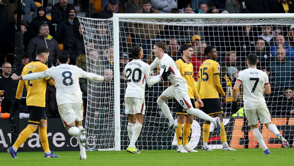 Chelsea menang di markas Wolverhampton 3-1 di lanjutan Liga Inggris. (Foto: Action Images via Reuters/Andrew Boyers)