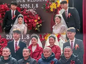 Viral Pernikahan Ini Jadi Sorotan Netizen, Satu Pelaminan Ada 4 Pasangan
