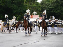 Paspampres Gelar Serah Terima Kawal Istana Merdeka Setiap Minggu Pagi