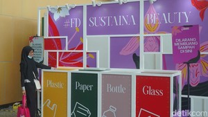 Booth FD Sustain Beauty Fasilitasi Daur Ulang Empties di Surabaya X Beauty