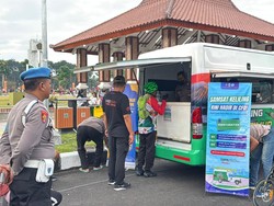 Polresta Sidoarjo Buka Layanan Publik di Car Free Day Alun-alun