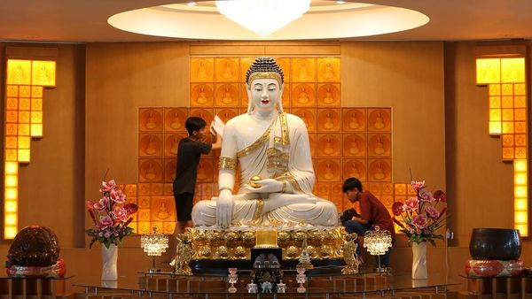 Sambut Imlek 2577 Kongzili, Vihara di Banda Aceh Dibersihkan