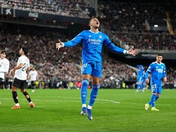 Valencia Vs Madrid: Mbappe Bikin Gol, El Real Menang 2-0