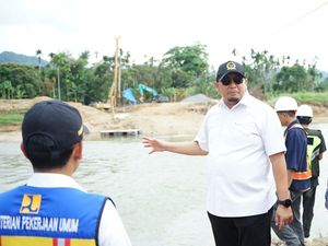 Andre Rosiade Cek Proyek Jembatan Duku-Subarang: Ini Amanah Prabowo