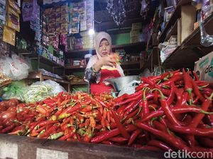 Harga Cabai di Sidoarjo Makin Pedas Jelang Ramadan, Tembus Rp 95 Ribu/Kg