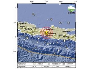 Gempa Magnitudo 1,8 Terjadi di Wonosobo Malam Ini