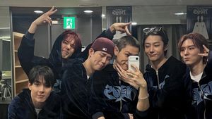 Komplet! MONSTA X Full Member Antar I.M Wamil