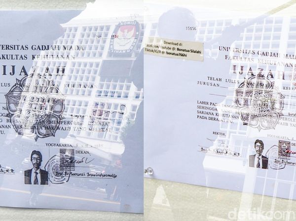 Ini Wujud Salinan Ijazah Jokowi Telegalisir dari KPU