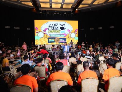 Main Drum Bareng Vol.3 dengan Tema Dangdut Groove Party