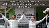 Viral Dokter dan Doktor Lulusan Luar Negeri Pilih Nikah Sederhana di KUA