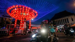 Ribuan Lampion Hiasi Pasar Gede Solo Sambut Imlek 2026