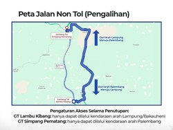 Catat! Tol Terbanggi Besar-Kayu Agung Ditutup Selama 3 Hari ke Depan