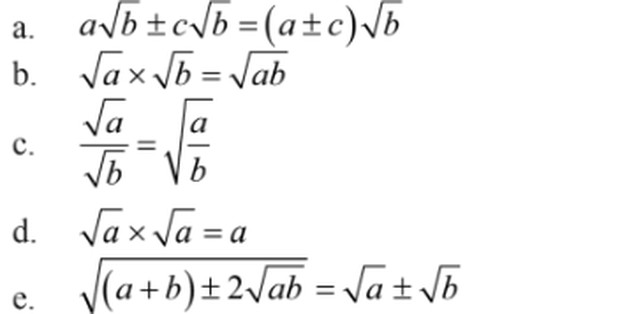 Sifat-sifat Bentuk Akar
