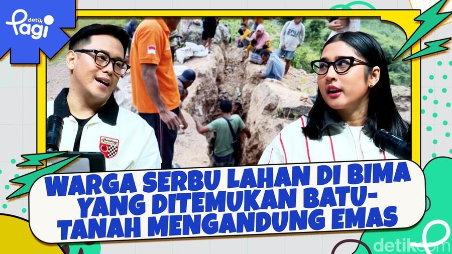 Video: Warga Serbu Lahan di Bima yang Ditemukan Batu-Tanah Mengandung Emas