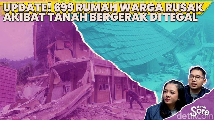 Video: Tanah Bergerak di Tegal, Ribuan Warga Mengungsi