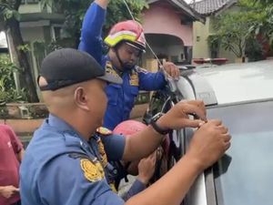 Balita 13 Bulan Terkunci Dalam Mobil di Kartasura Sukoharjo, Begini Endingnya