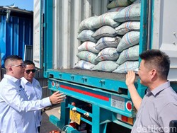 Lepas Ekspor Perdana Arang Batok Kelapa dari Batam ke China, Begini Kata Kadin