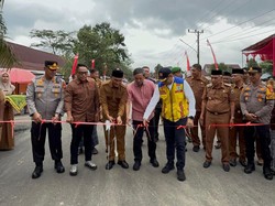 Berkat Dana Inpres, Jalan Rusak di Singkut Jambi Kini Mulus