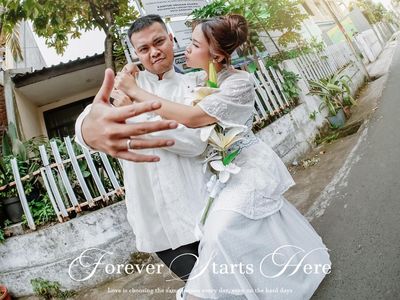 Reza SMASH Menikah dengan Santi Febrianti di KUA