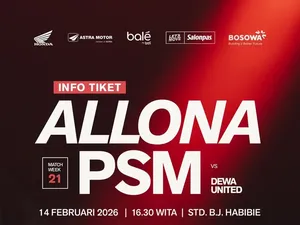 Tiket PSM Makassar Vs Dewa United Mulai Dijual, Berikut Harga-Cara Belinya