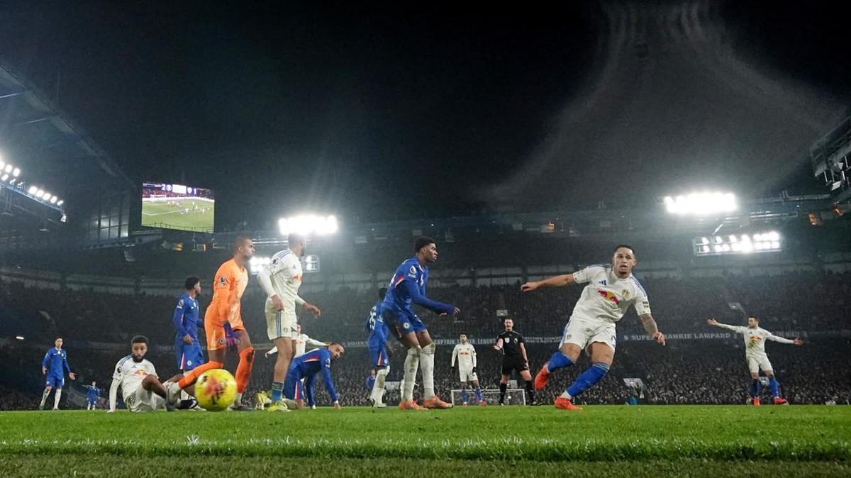 Sempat unggul dua gol, Chelsea diimbangi Leeds United 2-2 (Foto: Action Images via Reuters/Andrew Couldridge)