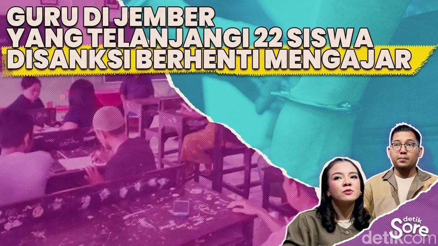 Video: Guru di Jember Telanjangi 22 Siswa Gegara Uang 75 Ribu
