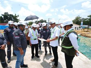 Wamensos Tinjau Pembangunan Sekolah Rakyat Terintegrasi Rintisan 78 Sragen