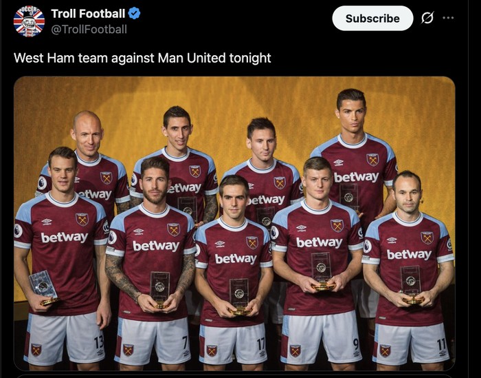 Meme MU Gagal Menang 5 Kali Beruntun