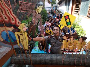 Pentas Wayang Jadi Sarana Edukasi Tertib Lalu Lintas