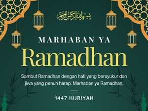 25+ Poster Marhaban Ya Ramadhan 2026 Terbaru dan Gratis, Yuk Bagikan!