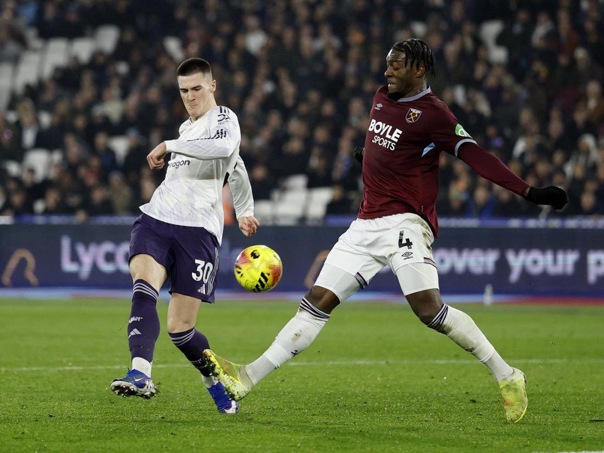 Benjamin Sesko si super sub di Manchester United. (Foto: Action Images via Reuters/Peter Cziborra)