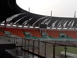 4 Fakta Angin Porak-porandakan Stadion Pakansari Bogor