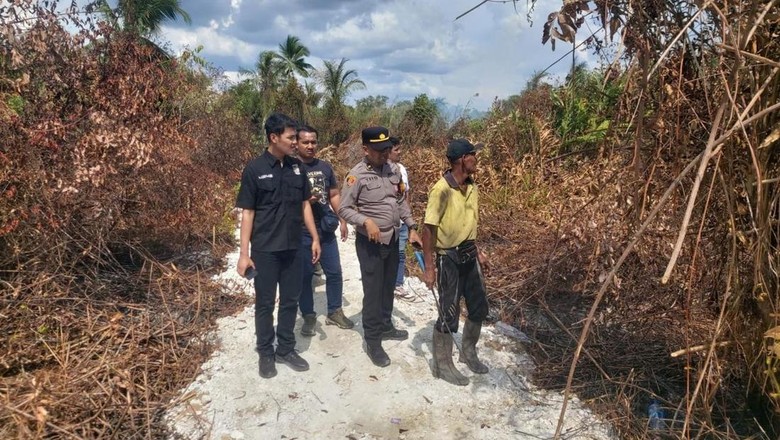 Polres Inhil Respons Cepat 110: Karhutla Padam, Pelaku Ditangkap