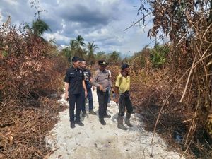 Polres Inhil Respons Cepat 110: Karhutla Padam, Pelaku Ditangkap