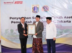 ATR/BPN Serahkan 3.922 Sertipikat Aset Pemprov DKI, Nilai Capai Rp 102 T