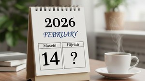 Kalender Hijriah Hari Ini 14 Februari 2026: Tanggal, Bulan, dan Tahunnya