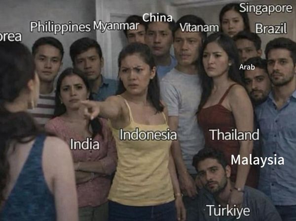 Timeline Panas! Meme Kocak SEAblings Balas K-Netz Rasis di X